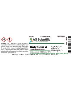 AG Scientific Calyculin A, Discodermia calyx, 50 UG
