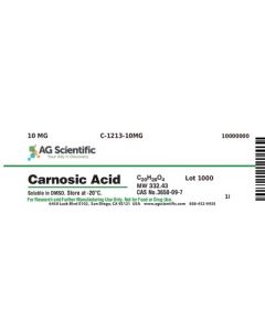AG Scientific Carnosic acid, 10 MG