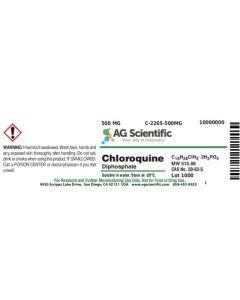 AG Scientific Chloroquine Diphosphate, 500 MG