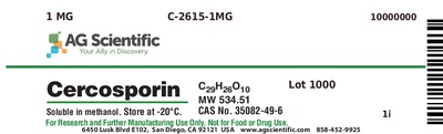 AG Scientific Cercosporin, 1 MG