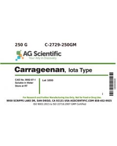 AG Scientific Carrageenan, Iota Type, 250 G