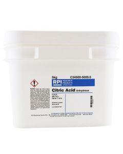 RPI Citric Acid Anhydrous, 5 Kilograms