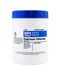 RPI Calcium Chloride, Dihydrate, Usp Grade, 1 Kilogram