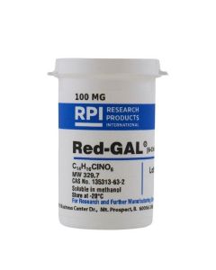 RPI Red-Gal [6-Chloro-3-Indolyl-Β-D-Galactopyranoside], 100 Milligrams