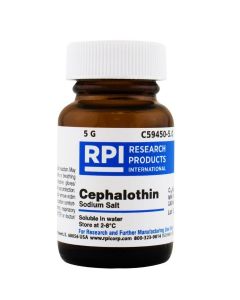 RPI Cephalothin Sodium Salt, 5 Grams