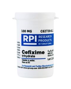 RPI Cefixime Trihydrate, 100 Milligrams