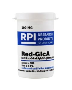 RPI Red-Glca [6-Chloro-3-Indolyl-Β-D-Glucuronic Acid Cyclohexylammonium Salt], 100 Milligrams