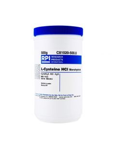 RPI L-Cysteine Hydrochloride Monohydrate, 500 Grams