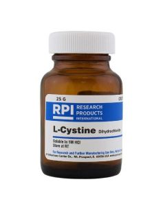 RPI L-Cystine, Dihydrochloride, 25 Grams