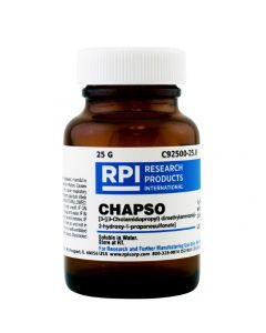 RPI Chapso [3-[(3-Cholamidopropyl) Dimethylammonio]-2-Hydroxy-1-PropanesuLfonate], 25 Grams