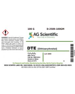 AG Scientific DTE [Dithioerythreitol], 100 G