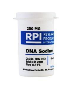 RPI Deoxyribonucleic Acid Sodium Salt [Dna, Sodium Salt From Salmon Sperm], 250 Milligrams