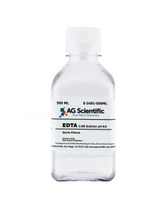 AG Scientific EDTA 0.5M Solution (pH 8.0), 500 ML