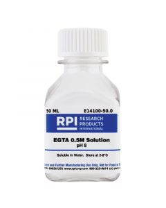 RPI Egta 0.5m Solution Ph 8.0, 50 Milliliters