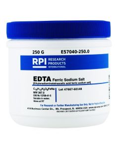 RPI Edta Ferric Sodium Salt [Ethylenediaminetetraacetic Acid Ferric Sodium Salt], 250 Grams