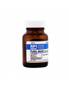 RPI Folic Acid [Pteroylglutamic Acid] [Vitamin M], 25 Grams