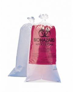 RPI Autoclavable Biohazard Bags, 24 X 30 Inches, 100 Per Package