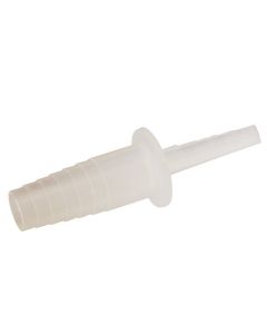 RPI Stepped Tubing Connectors For 3/16 Inch To 1/2 Inch Tubing, Polypropylene, 12 Per Package
