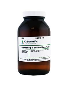 AG Scientific Gamborgs B5 Medium with Vitamins, Powder