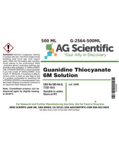 AG Scientific Guanidine Thiocyanate 6M Solution, 500 ML