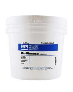 RPI D-(+)-Glucose [Dextrose Anhydrous], Usp Grade, 2.5 Kilograms