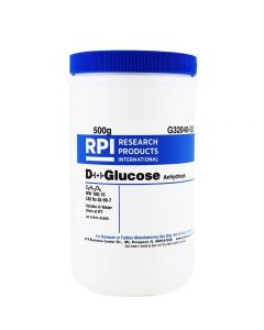 RPI D-(+)-Glucose [Dextrose Anhydrous], Usp Grade, 500 Grams