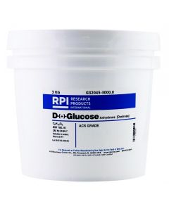 RPI D-(+)-Glucose [Dextrose Anhydrous], Acs Grade, 3 Kilograms