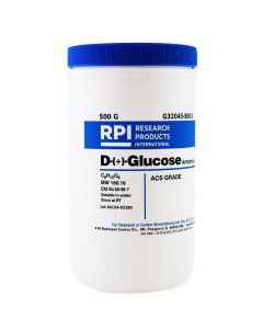 RPI D-(+)-Glucose [Dextrose Anhydrous], Acs Grade, 500 Grams