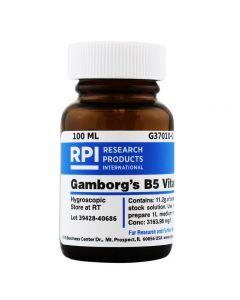 RPI Gamborgs B5 Medium Vitamin Mixtu