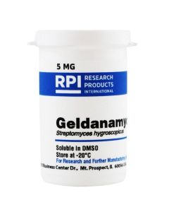 RPI Geldanamycin, From Streptomyces Hygroscopicus, 5 Milligrams