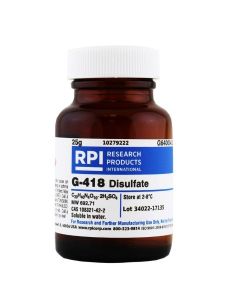 RPI G-418 DisuLfate, 25 Grams
