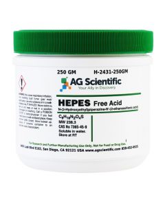 AG Scientific HEPES, Free Acid, 250 GM