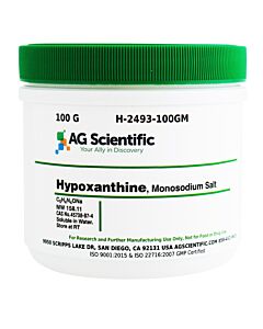 AG Scientific Hypoxanthine, Monosodium Salt, 100 G