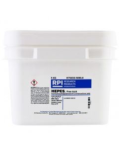 RPI Hepes, Free Acid [N-(2-Hydroxyethyl) Piperazine N-(2-EthanesuLfonic Acid)], 5 Kilograms