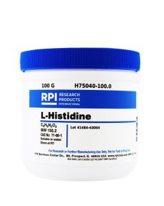 RPI L-Histidine, 100 Grams
