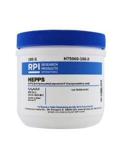 RPI Hepps [N-(2-Hydroxyethyl)Piperazine-N-(3-Propane SuLfonic Acid)] [Epps], 100 Grams