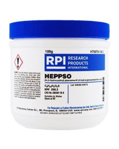 RPI Heppso [N-(2-Hydroxyethyl) Piperazine-N-(2-HydroxypropanesuLfonic Acid)], 100 Grams