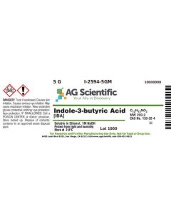 AG Scientific Indole-3-butyric Acid [IBA], 5 G