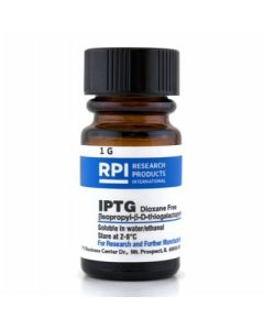 RPI Iptg [Isopropyl-Β-D-Thiogalactopyranoside], Dioxane Free, 1 Gram