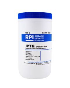 RPI Iptg [Isopropyl-Β-D-Thiogalactopyranoside], Dioxane Free, 400 Grams