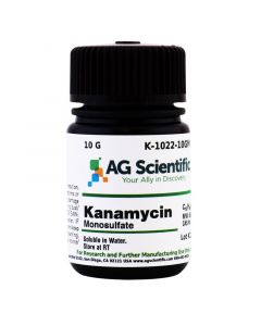 AG Scientific Kanamycin Sulfate, 10 G