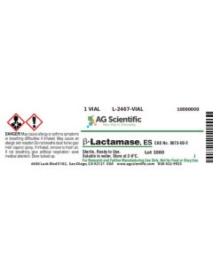 AG Scientific beta-Lactamase, Extended Spectrum (sterile, Vial