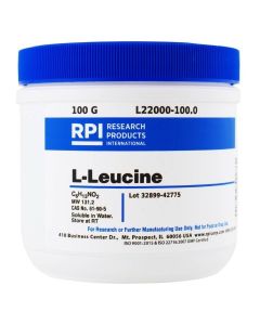 RPI L-Leucine, 100 Grams