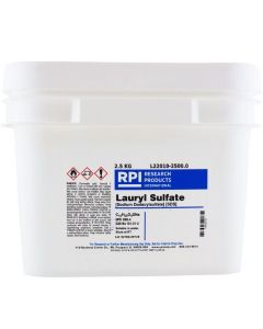 RPI Sds [Sodium DodecylsuLfate] [Lauryl SuLfate], Powder, 2.5 Kilograms