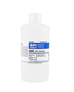 RPI Sds, 20% Solution [Sodium DodecylsuLfate 20% Solution][Lauryl SuLfate 20% Solution], 500 Milliliters