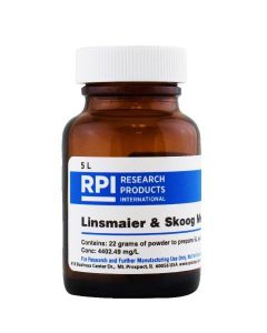 RPI Linsmaier & Skoog Medium, Powder, 22 Grams Makes 5 Liters