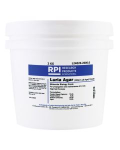 RPI Luria Agar Powder [Millers Lb Agar], 2 Kilograms