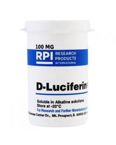RPI D-Luciferin Free Acid [4,-5-Dihydro-2-(6-Hydroxy-2-Benzothiazoyl)-4-Thiazole-Carboxylic Acid], 100 Milligrams