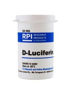 RPI D-Luciferin Sodium Salt [4,5-Dihydro-2-(6-Hydroxy-2-Benzothiazolyl)-4-Thia-Zolecarboxylic Acid, Sodium Salt], 50 Milligrams