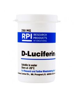 RPI D-Luciferin Sodium Salt [4,5-Dihydro-2-(6-Hydroxy-2-Benzothiazolyl)-4-Thia-Zolecarboxylic Acid, Sodium Salt], 250 Milligrams
